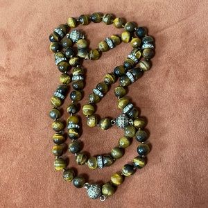 Chloe & isabel tigers eye bead set